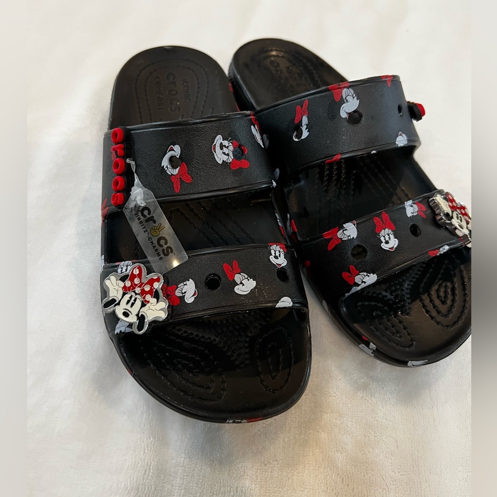 Disneyland Resort Minnie Mouse Crocs Slides